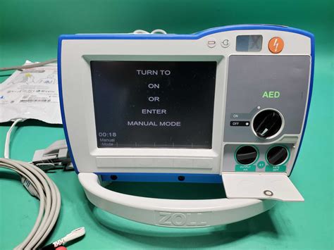 Used Zoll R Series Plus W Aed Pacing Ecg And Etco Defibrillator For