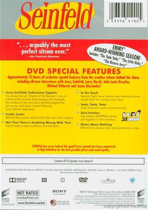 Seinfeld: The Complete Eighth Season (DVD 1996) | DVD Empire