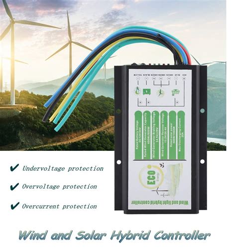 Dc 12v24v Wind Solar Energy Hybrid Controller400w 800w Mct Digital