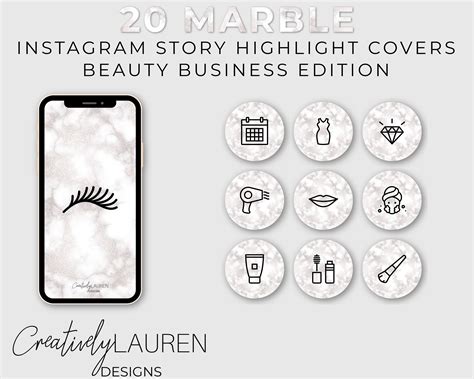 Marble Instagram Highlight Covers Instagram Story Covers Etsy