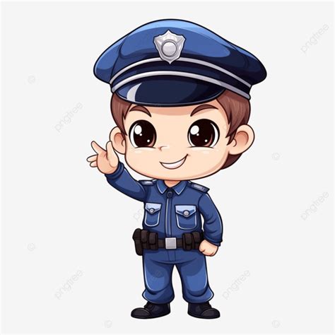 Policeman Cartoon Character Illustration Policeman Cartoon Character