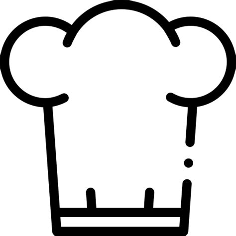 Chefs Hat Detailed Rounded Lineal Color Icon