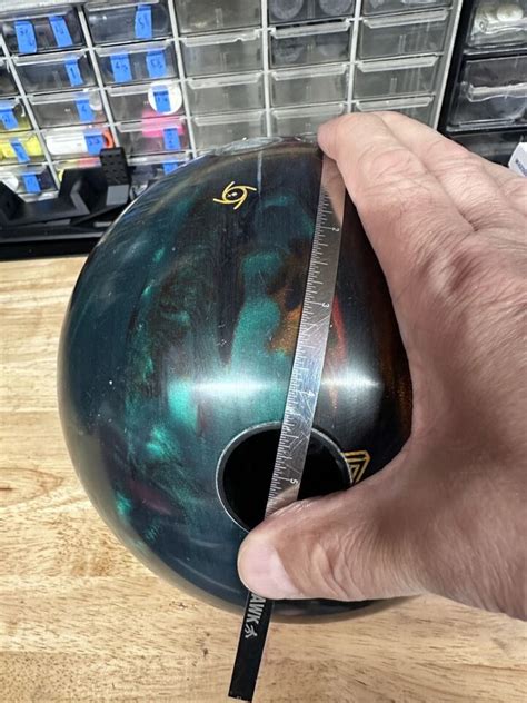 Used Bowling Ball 15lb Storm Absolute Drilled Weight 14lb 15oz Ebay