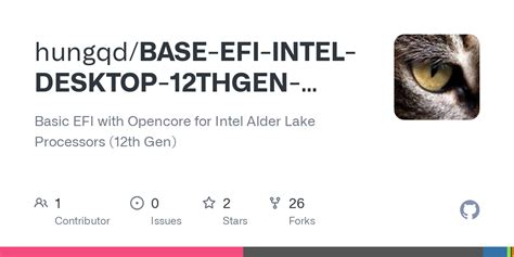 GitHub Hungqd BASE EFI INTEL DESKTOP 12THGEN ALDER LAKE Basic EFI