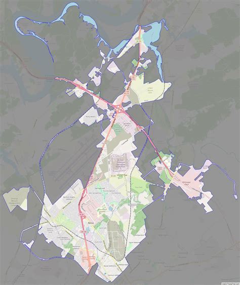 Map of Alcoa city