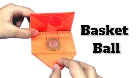 Origami Basketball Challenge Can You Make It Mini Basketball Youtube