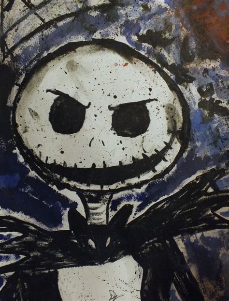 Jack Skellington Painting by Obiko on DeviantArt