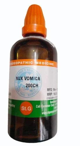 Ch Homeopathic Nux Vomica Ml Prescription At Rs Bottle In Dhanbad