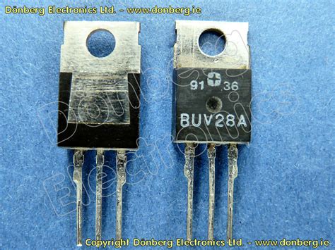 Semiconductor BUV28 BUV 28 TRANSISTOR DE SILICIO NPN 400V 10A