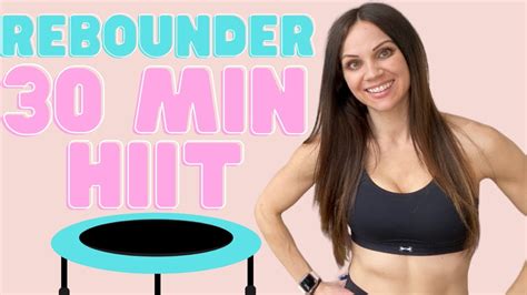 30 Min Rebounder Hiit Workout Cardio Youtube