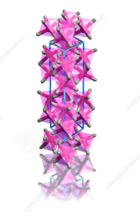 Corundum Crystal Structure Stock Image A7100082 Science Photo