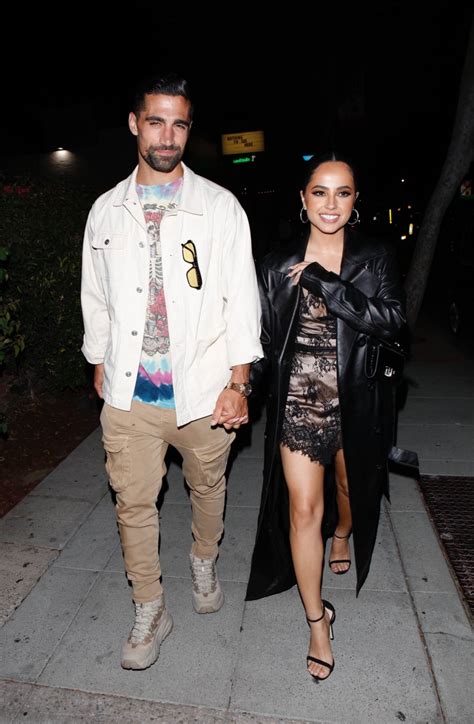 Becky G - with her boyfriend Sebastian Lletget at Delilah in West ...