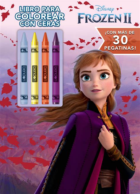 Frozen Libro Para Colorear Con Ceras