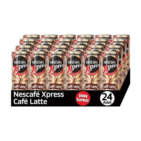 Nescafe Xpress Ekersiz Latte X Ml Fiyat