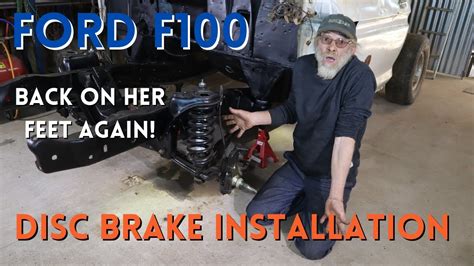 FORD F100 DISC BRAKE INSTALL SHE S A ROLLER YouTube