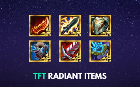 All TFT Radiant Items In Set 10 The Rift Crown