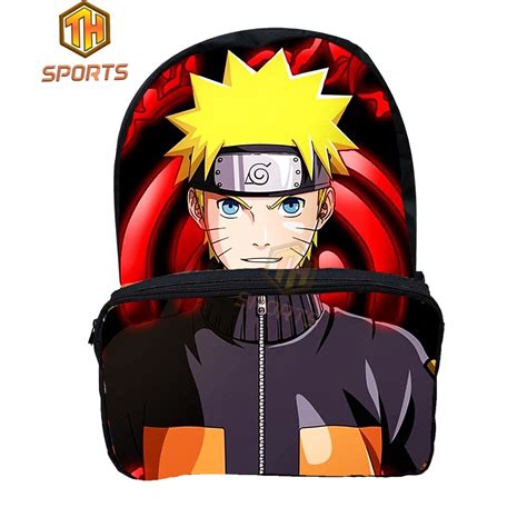 Mochila Escolar Naruto Bolsa Akatsuki Nuvem Anime Shopee Brasil