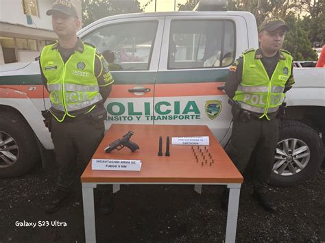 Incautan Un Arma De Fuego En La V A Armenia Pereira Noticias