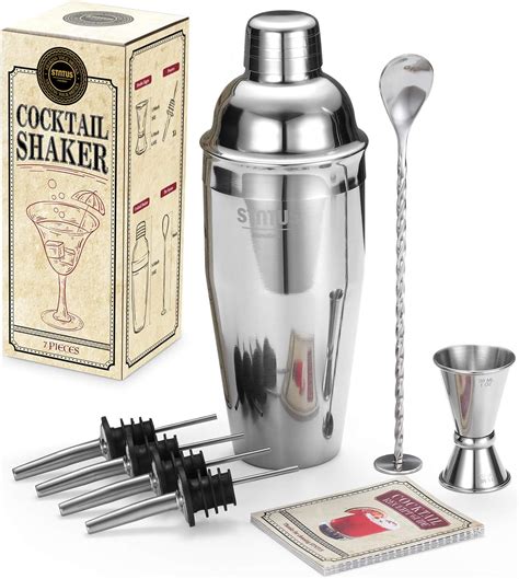 Cocktail Shaker Stntus Cocktail Shaker Set Martini Shaker Drink Shaker Bartending Kit