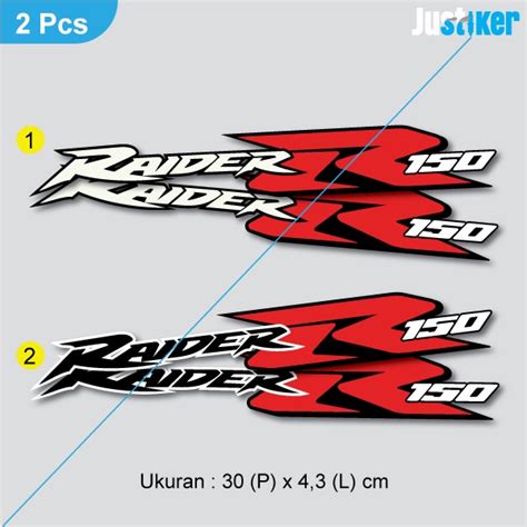 Jual Sticker Raider R150 Suzuki Raider R150 Suzuki Satria Fu Raider Shopee Indonesia