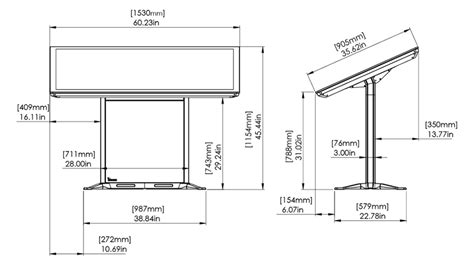 Drafting II - Drafting Style Touch Table Kiosk by Ideum