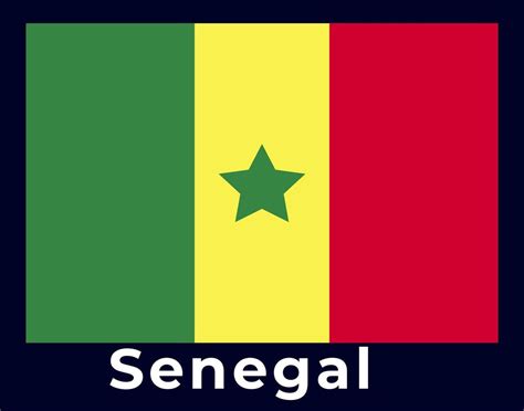 senegal flag vector illustration, Flag of Senega 13975374 Vector Art at ...