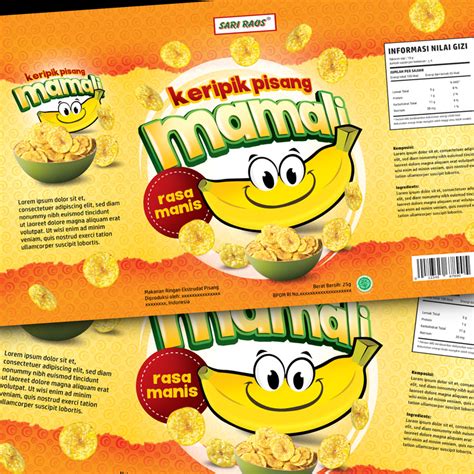 Desain Kemasan Keripik Pisang 54 Koleksi Gambar