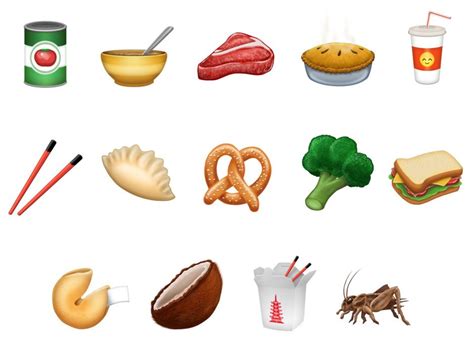 Get ready for 14 new food-related emojis, including a dumpling, fortune ...