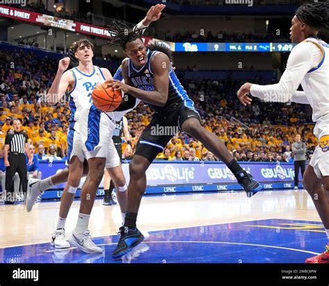 Duke S Mark Mitchell Center Tries To Get Off A Shot Off Between