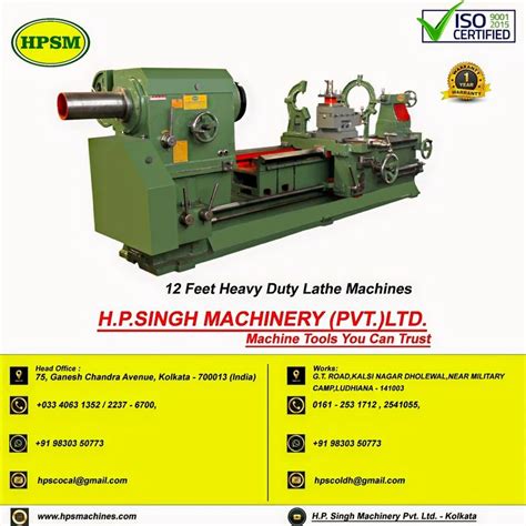 Feet Heavy Duty Lathe Machines Range Of Spindle Speeds Speed