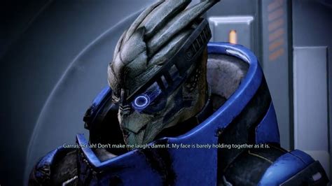 Mass Effect 2 Garrus About His Scars Youtube