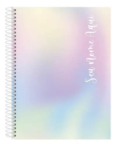 Caderno Universit Rio Personalizado Colors Mat Rias Parcelamento