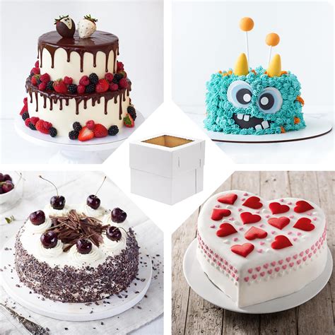 Snapklik Moretoes Pack X X Inches Tall Cake Boxes Inch