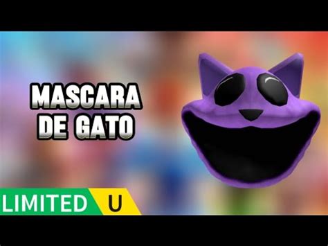 LIMITED CONSIGUE ESTA MASCARA DE GATO GRATIS EN ROBLOX YouTube