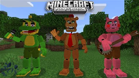 Fnaf Addon Beta Para Minecraft Pe Y Be Review Parra Youtube