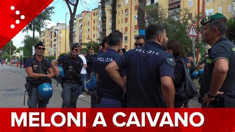 Live Giorgia Meloni Attesa A Caivano Polizia Schierata Diretta Video