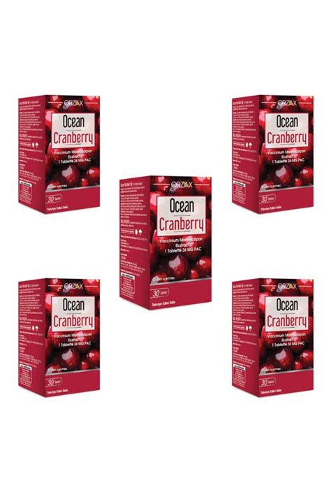 Ocean Ocean Cranberry 30 Tablet X5 Adet Fiyatı Yorumları Trendyol