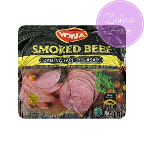 Jual Yona Smoked Beef Daging Sapi Iris Asap Kg Gr Gr Shopee