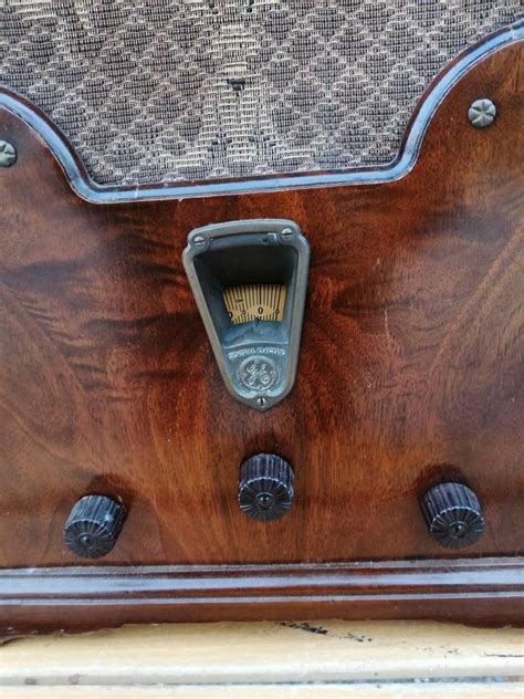 Wooden General Electric Radio S 22 Model 1930s Grand Vintage