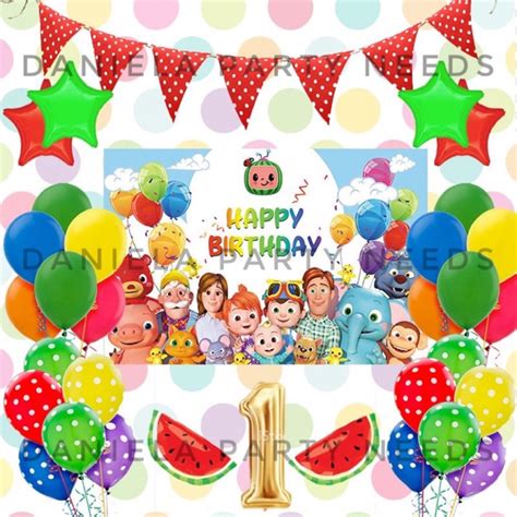 cocomelon party city Cocomelon birthday - Interior Paint Patterns