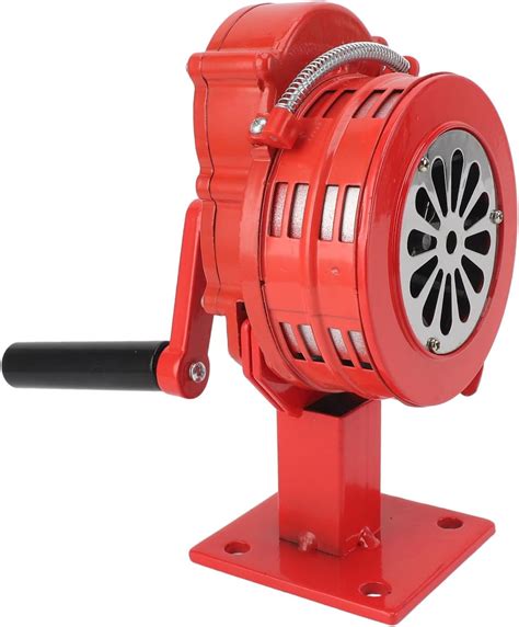 Portable Hand Crank Siren Self Defense Alarm For Schools