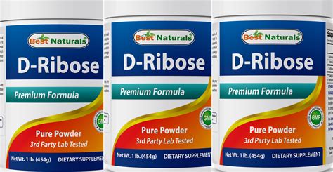 Best Naturals Pure D Ribose Supplements Pack Lb Powder Total Lb