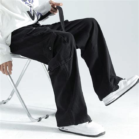 Vintage Multi Pocket Casual Cargo Pants Helloice Apparel