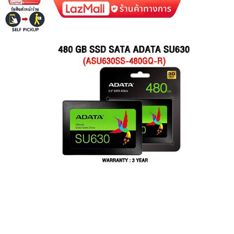 480 Gb Ssd Sata Adata Su630 Asu630ss 480gq R ประกัน3 Y Notebook Store Thaipick