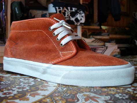 Theothersideofthepillow Vintage Vans Tangerine Suede Chukka Boot Style