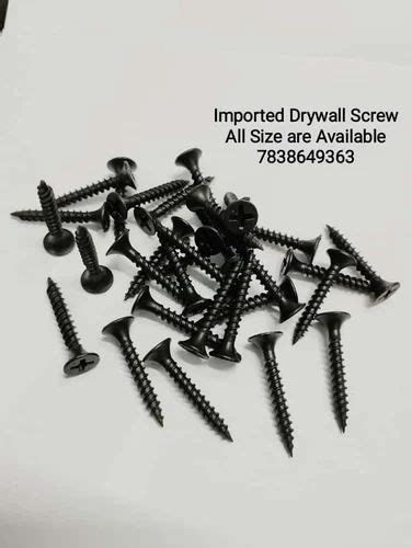 Black Polished Gypsum Board Screw Diameter 12 Mm At Rs 120 Box In New