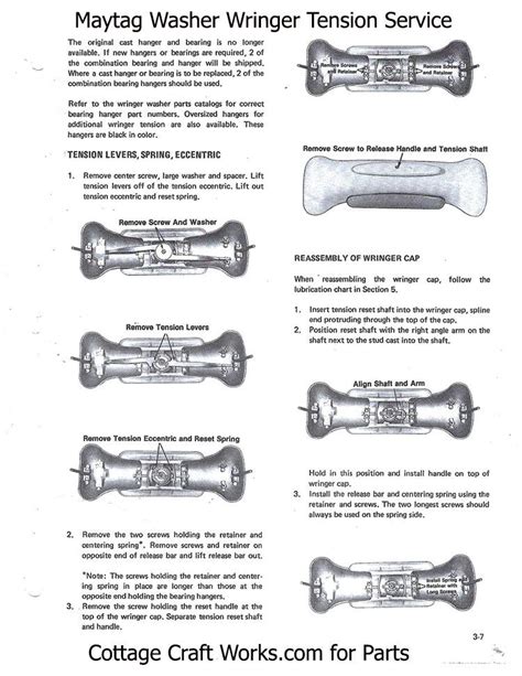 Wringer washing machine repair manual | Cottage Craft Works Blog ...