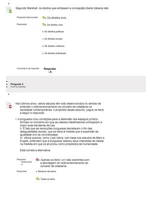 Estudos Disciplinares Vii Question Rio Ii Pergunta Em