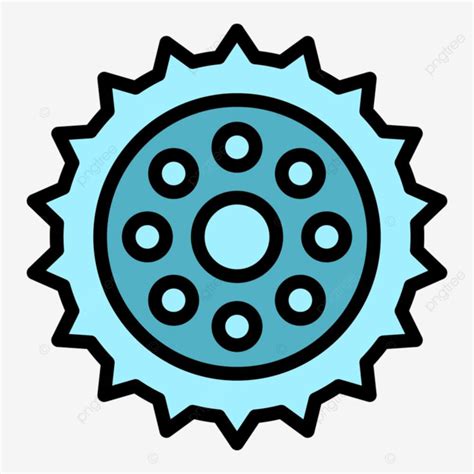 Bicycle Repair Gear Piece Icon Repair Bicycling Mechanic Png And