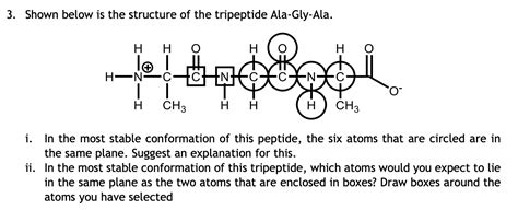 Solved 3. Shown below is the structure of the tripeptide | Chegg.com